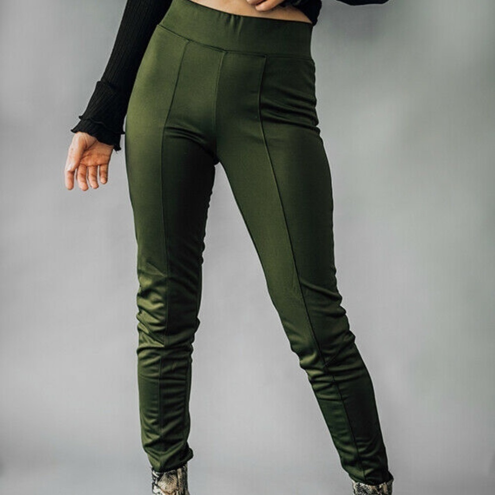 Olive High Waist Legging​​​​​